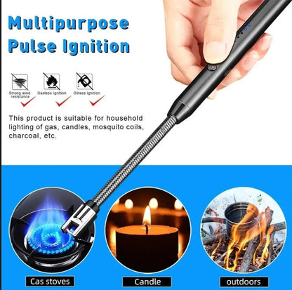 Portable Electric Plasma Lighter - Rechargeable and Convenient