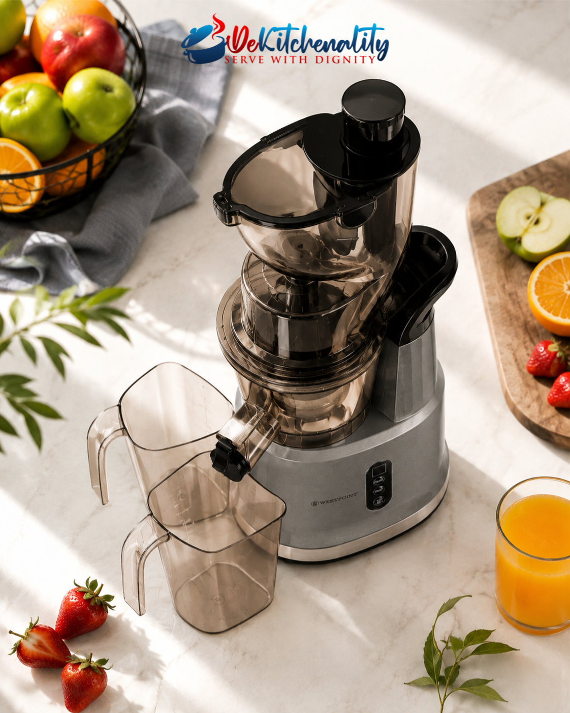 Westpoint Professional Slow Juicer WF-5165 Cold Press Masticating Juicer Pakistan