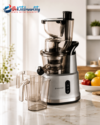 Westpoint WF-5165 Versatile Slow Juicer Fruits Vegetables Leafy Greens Pakistan