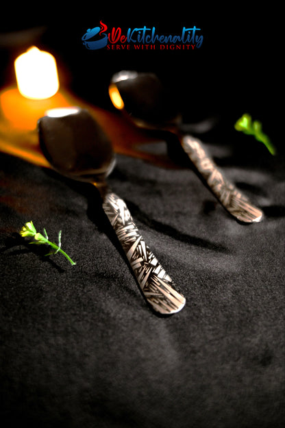 stainless steel laser print rice serving spoon