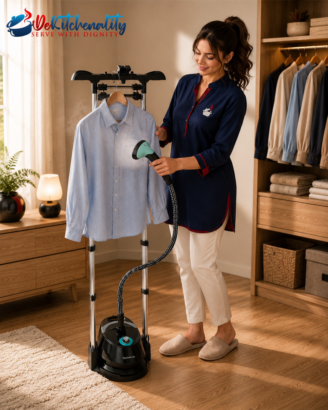 Westpoint Deluxe Garment Steamer WF-1156 – 4 Steam Levels 60 Second Heat Up
