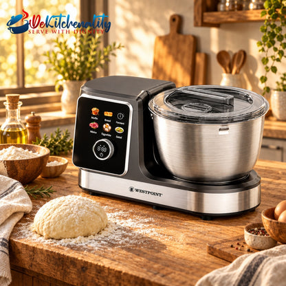Westpoint WF-3618 Multi-Function Dough Maker Side View – 5L Capacity Kitchen Appliance Dekitchenality
