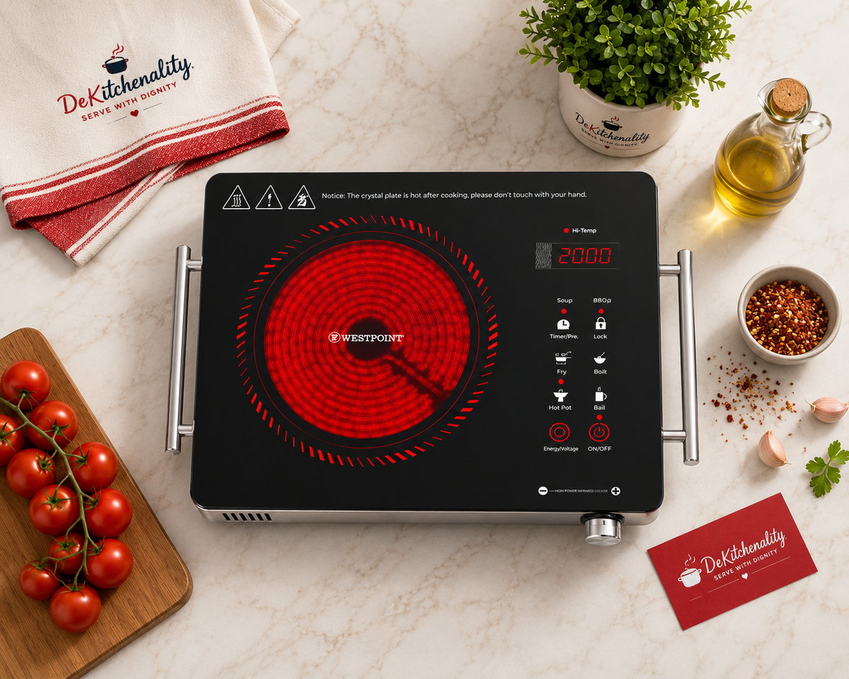 Westpoint Deluxe Ceramic Cooker WF-152 – 2000W Infrared Hot Plate Child Lock