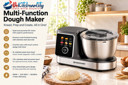 Westpoint WF-3618 Deluxe Multi-Function Dough Maker 5L Bowl Touch Control Pakistan