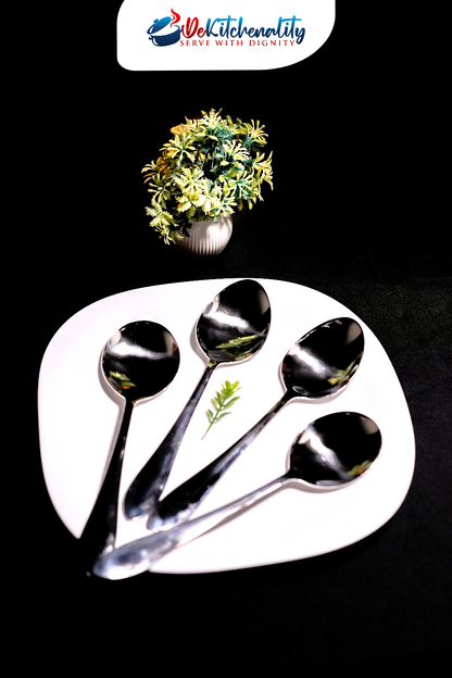 29-Piece Stainless Steel Cutlery Set with Stand – Mirror Polish Heavy Quality