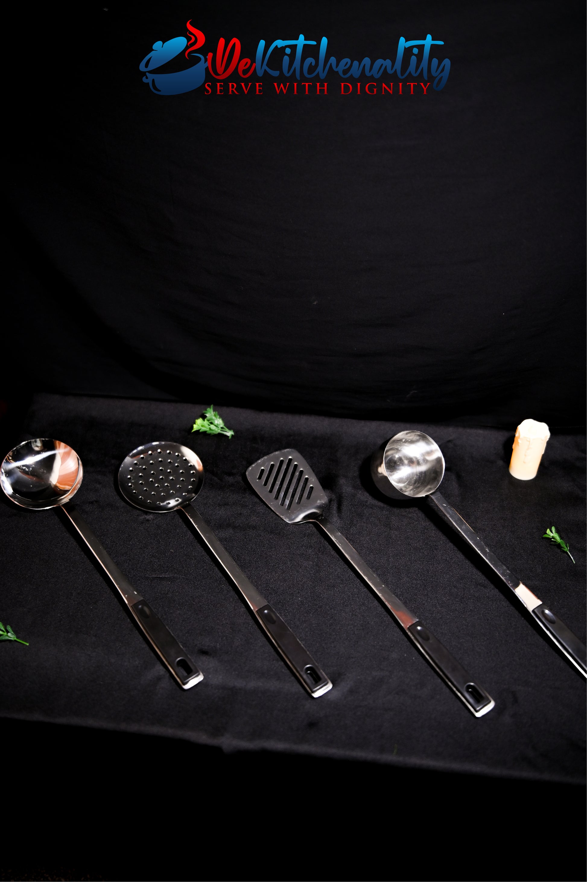 Set of kitchen utensils