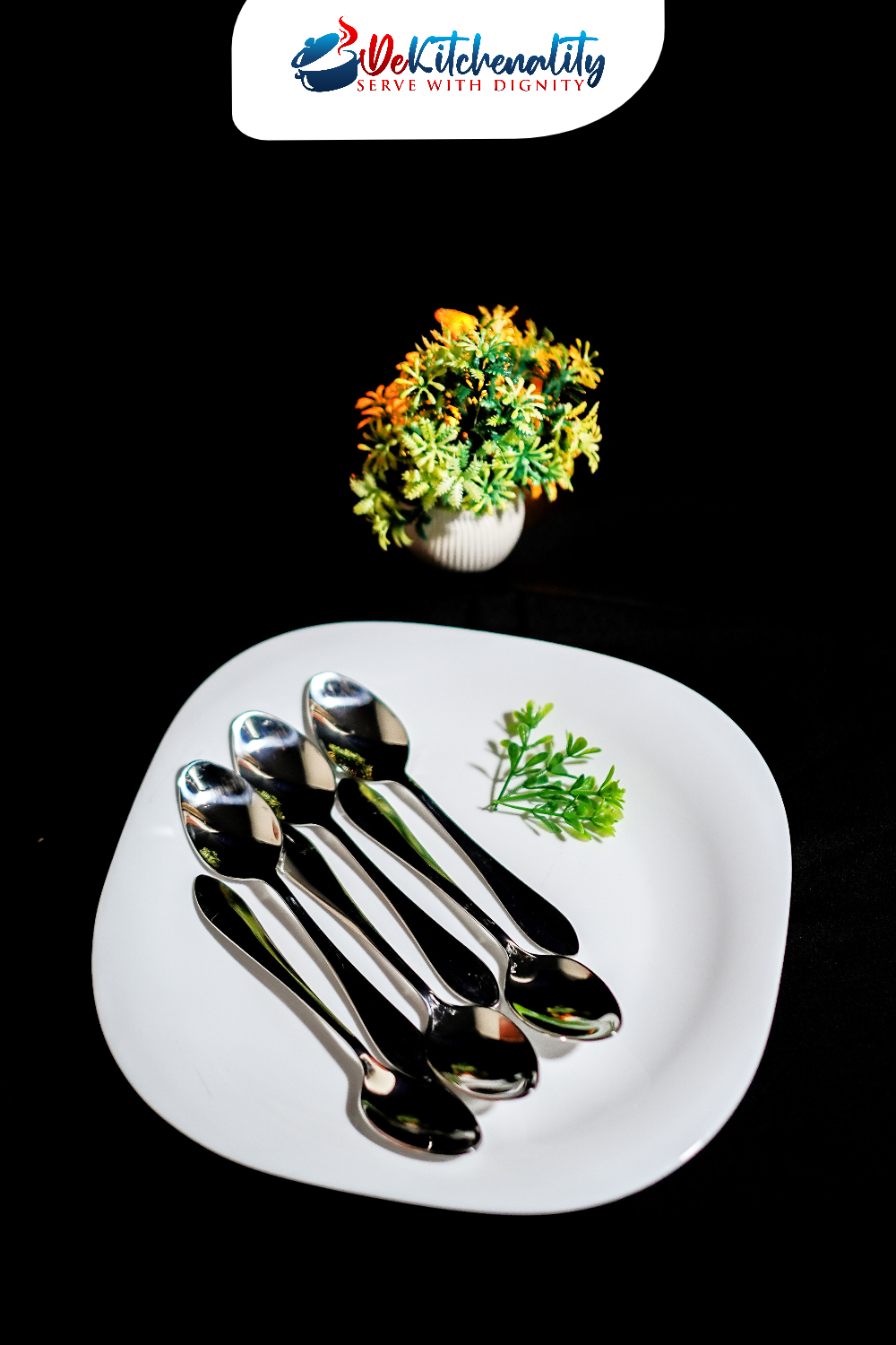 29-Piece Stainless Steel Cutlery Set with Stand – Mirror Polish Heavy Quality